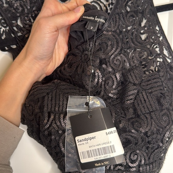 NWT Nanette Lepore Mata Hari Midi Lace Dress - 2 - Picture 10 of 11